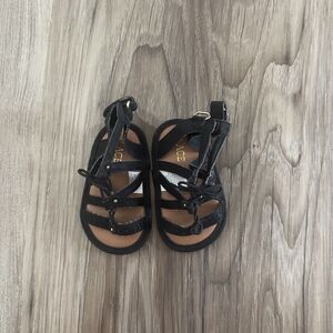 PLACE Infant Girl Black Shoes Size 6-12M